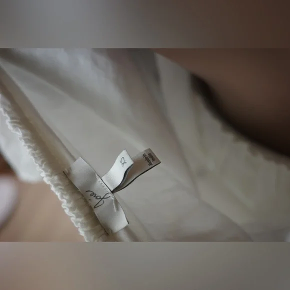 JOIE KOLDA One-Shoulder Cotton Dress White Size Xs Send OFFERS - Picture 6 of 9